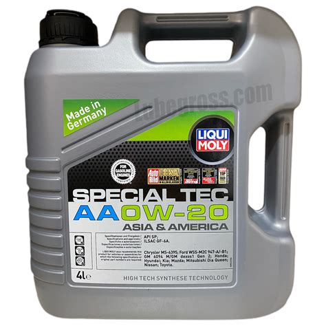 Liqui Moly Special Tec AA 0W20 4Lt Lubegross