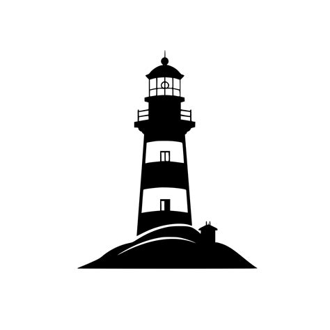 Instant Download SVG, PNG, DXF Files: Simple Lighthouse for Cricut ...