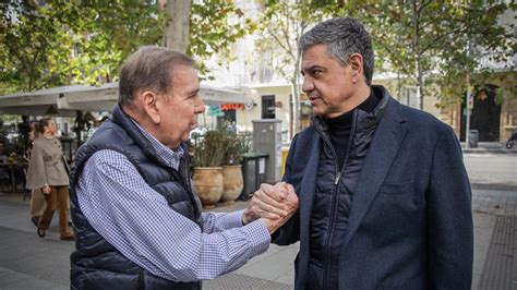 Jorge Macri se reunió con Edmundo González Urrutia en Madrid