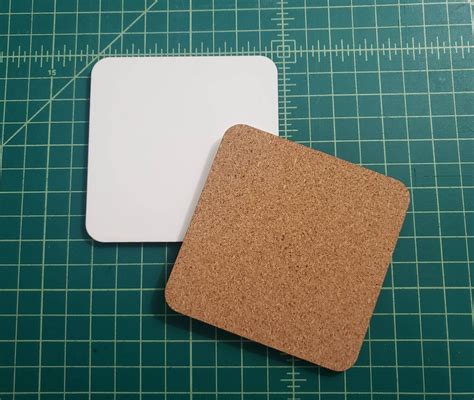 MDF Sublimation Blank Coaster Square Sublimation Coasters Etsy