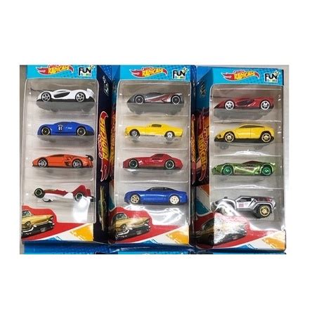 Kit Carrinhos Hot Cars Miniaturas estilo Colecionável Shopee Brasil