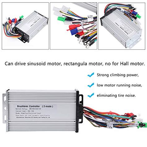 Keenso E Bike Controller 48v 60v 64v 72v Metal Motor Brushless