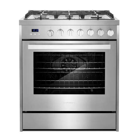 Cosmo 30 in. 5.0 cu. ft. Single Oven Gas Range with 5 Burner Cooktop ...