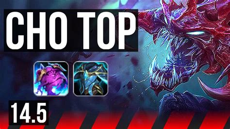 Cho Gath Vs Volibear Top Games Br Master Youtube