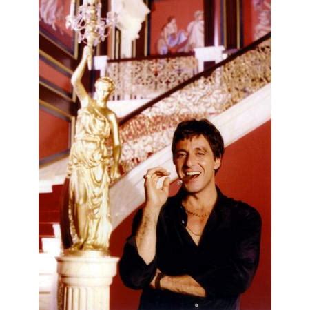 Al Pacino Scarface Smiling Cigar Mansion 11x17 Mini Poster - Walmart.com