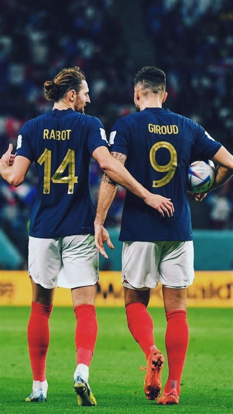 Adrien Rabiot Oliver Giroud Fra X Aus Camisas De Futebol