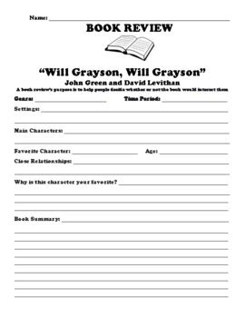 “Will Grayson, Will Grayson” BOOK REVIEW by Northeast Education | TPT