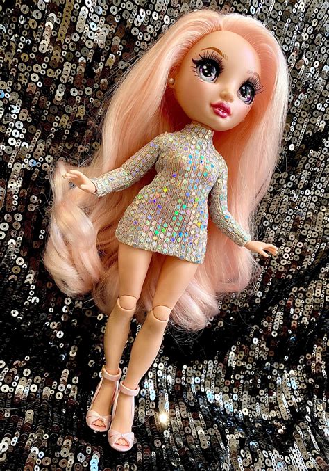 Sparkle Mini Dress Rainbow High Doll Clothes Mannequin Mad Uk Etsy