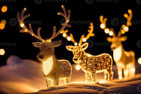 Reindeer Lights Stock Photos, Images and Backgrounds for Free Download