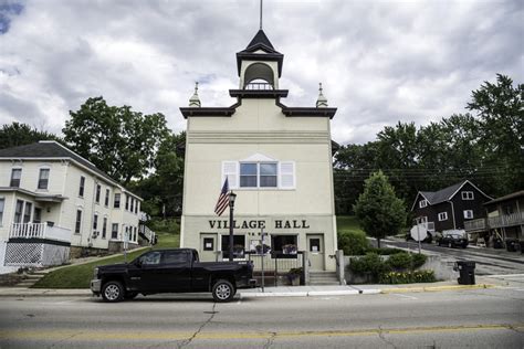 Village Hall In Downtown Deerfield Image Free Stock Photo Public