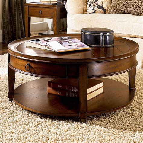 The Perfect Addition To Your Living Room A Round Storage Coffee Table