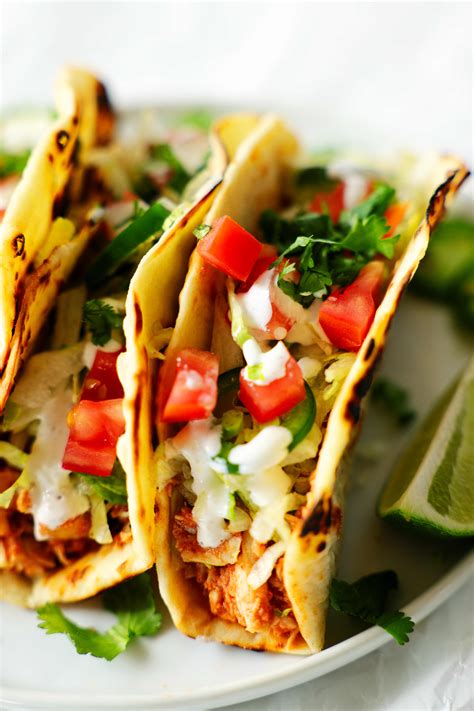 Easy Shredded Chicken Tacos Recipe The Anthony Kitchen