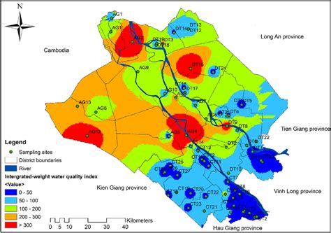 Spatial Distribution Map Of Groundwater Classification For Drinking