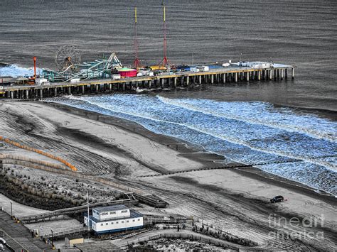 Steel Pier Amusement Park Atlantic City NJ Photograph by Chuck Kuhn - Fine Art America