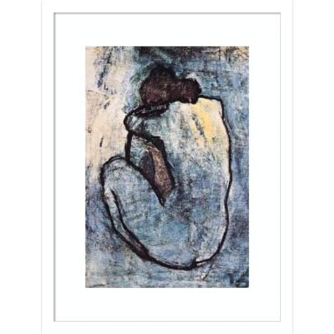 Lark Manor The Blue Nude Seated Nude By Pablo Picasso Picture Frame Print Reviews Wayfair