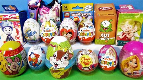 15 Киндер Сюрпризов, Unboxing Kinder Surprise Миньоны,Барби,Маша и ...