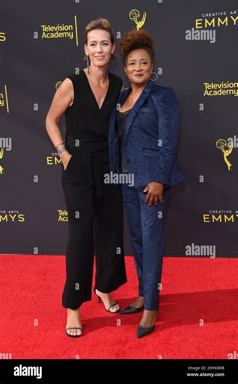 Wanda Sykes And Alex Sykes At The 2019 Creative Arts Emmy Awards Held