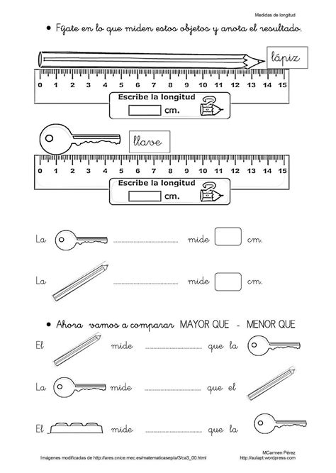 Ejercicios Para Medir Longitudes Primaria Trimapa