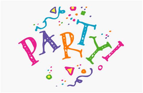 Transparent Words Party - Party Word Clip Art Transparent PNG - Clip ...