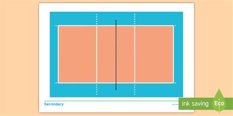 Volleyball Court Worksheet Worksheet Teacher Made