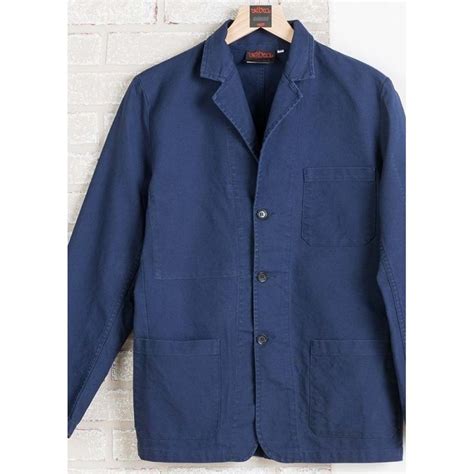 Workwear Blazer In Organic Cotton Twill VETRA Made In France Since