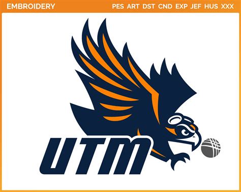 Ut Martin Skyhawks Alternate Logo 2020 College Sports Embroidery