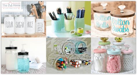 30 Amazing Ways To Organize With Glass Jars