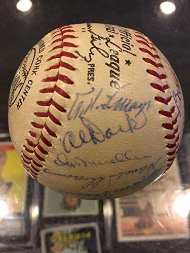 1954 New York Giants World Champs Team Signed Baseball Willie Mays