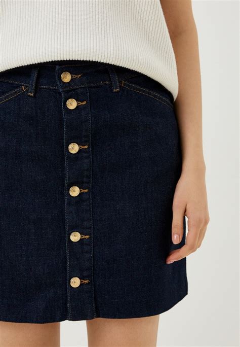 Юбка джинсовая Tommy Hilfiger, цвет: синий, RTLACT778701 — купить в ...
