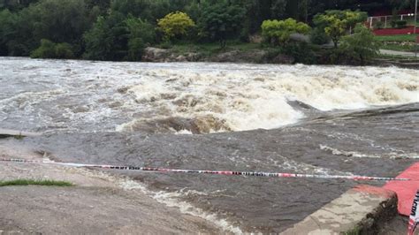 Tras la lluvia una creciente de 2 45 metros llegó al río San Antonio