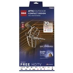 Rca Attic Outdoor Digital Hd Uhd Compact Tv Antenna At Menards