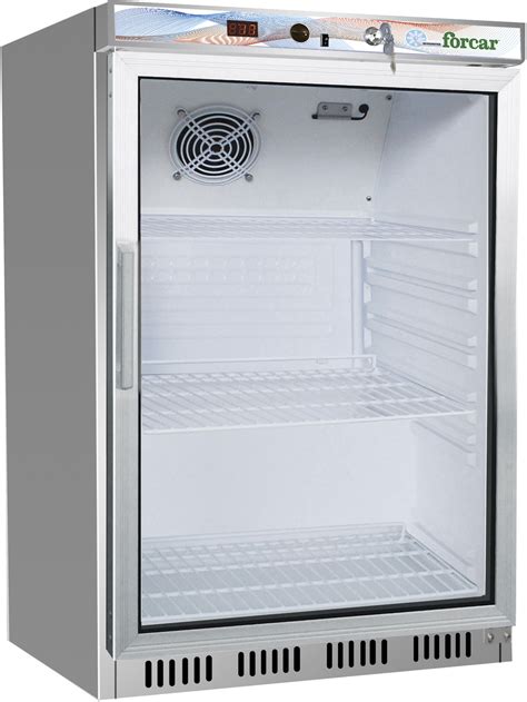 G Er Gss Frigo O Freezer Verticale Esterno Inox Con Porta In Vetro