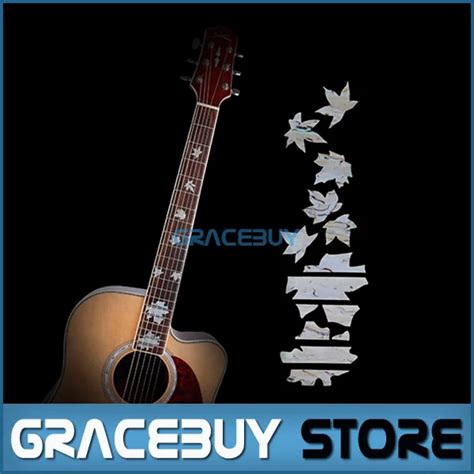 Aliexpress.com : Buy Guitar Fretboard Inlay Stickers Maple Leaf Fret Decals Markers For Guitarra ...