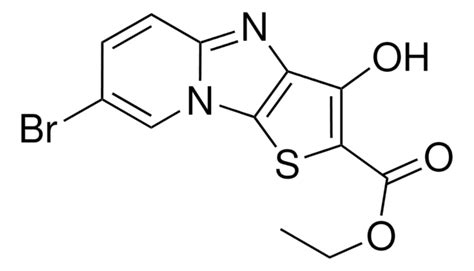 ETHYL 7 BROMO 3 HYDROXYTHIENO 3 2 4 5 IMIDAZO 1 2 A PYRIDINE 2