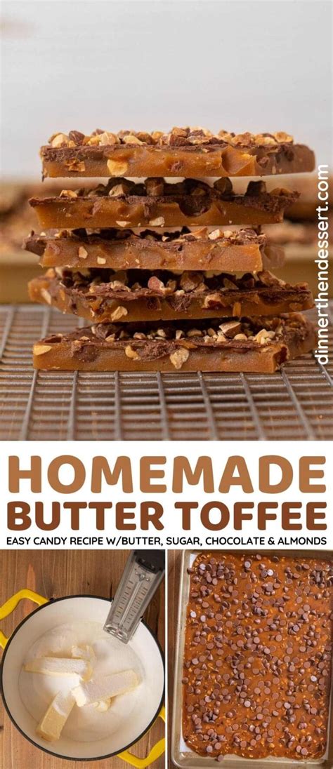 Butter Toffee Recipe [VIDEO] - Dinner, then Dessert