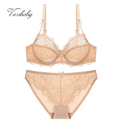 Varsbaby New Top Quality Sexy Underwear Women Lingerie Set Lace Bra