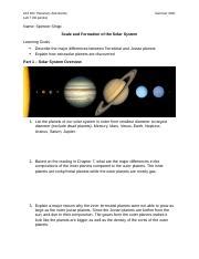 Ast Lab Summer Docx Ast Planetary Astronomy Lab