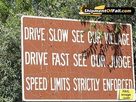 Funny speed limits signs | Fun