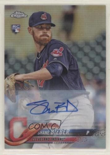 2018 Topps Chrome Update Target Exclusive Refractor Shane Bieber Rookie