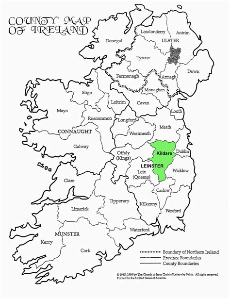 Tyrone County Ireland Map | secretmuseum