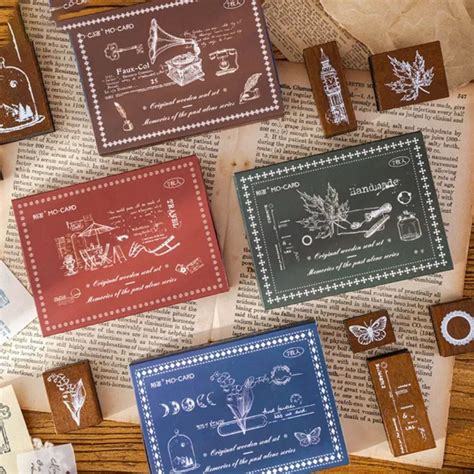 Timbres En Caoutchouc Bois Artisanat Avec L Gance Pour Scrapbooking Et