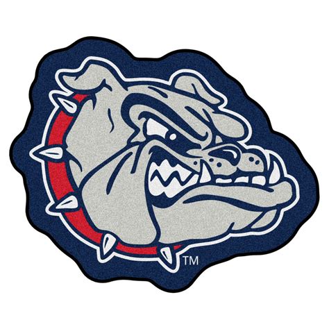 Gonzaga University Mascot Mat - "Bulldog" Logo - Floor Rug - Area Rug