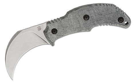 Bastinelli Creations Primal Karambit Fixed Blade Knife 248 N690