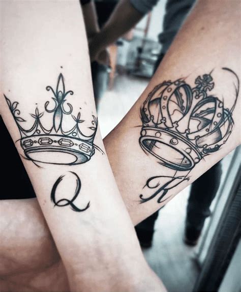 King Queen Tattoo Design Ideas Images | Diseños de tatuaje para parejas ...