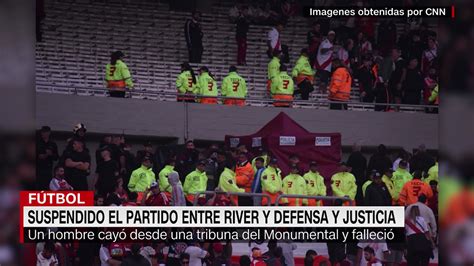 Suspendido El Partido Entre River Plate Y Defensa Y Justicia Por Muerte