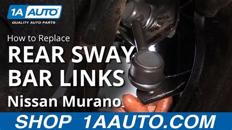 How To Replace Rear Sway Bar Links 09 14 Nissan Murano YouTube