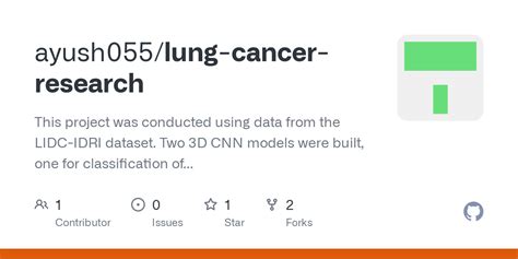 GitHub Ayush055 Lung Cancer Research This Project Was Conducted