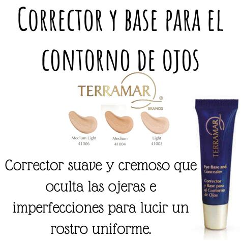 CORRECTOR Y BASE PARA EL CONTORNO DE OJOS TERRAMAR Terramar Productos