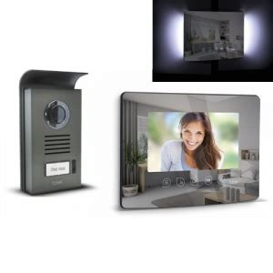 Extel Visiophone Fils Mombo Ultra Plat Effet Miroir Led