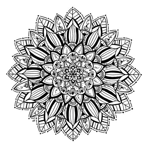 Free Pumpkin Mandala Downloadable Coloring Page – Nourish Designs